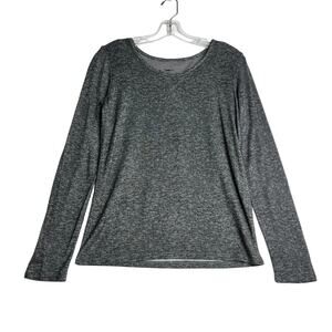 Born Long Sleeve Lightweight Pullover Knit Top Gray Womens Small